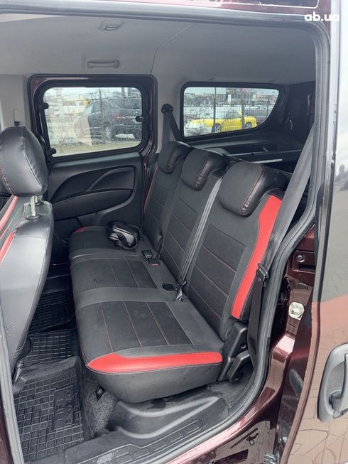 Fiat Doblo 2016 вишневый - фото 9
