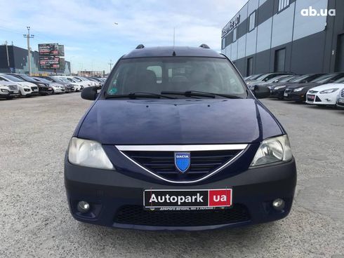 Dacia Logan 2008 синий - фото 2