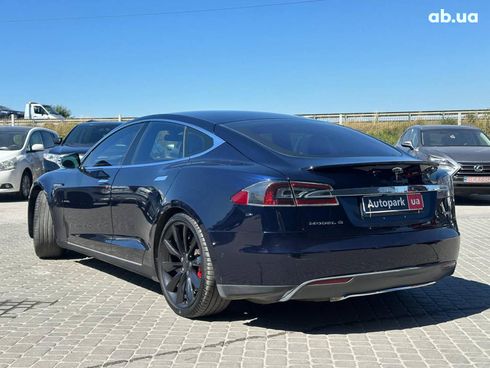Tesla Model S 2015 синий - фото 8