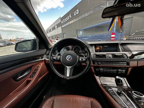 BMW 5 серия 2013 синий - фото 35