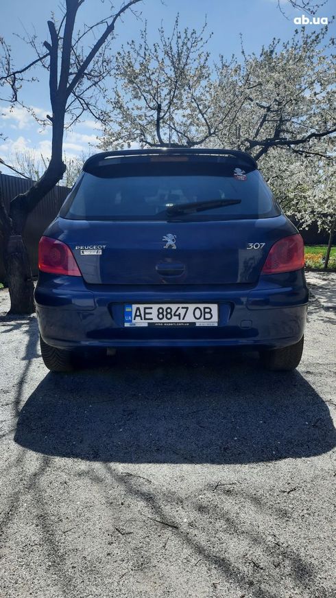 Peugeot 307 2005 синий - фото 2
