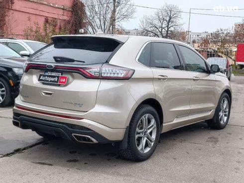 Ford Edge 2017 бежевый - фото 8