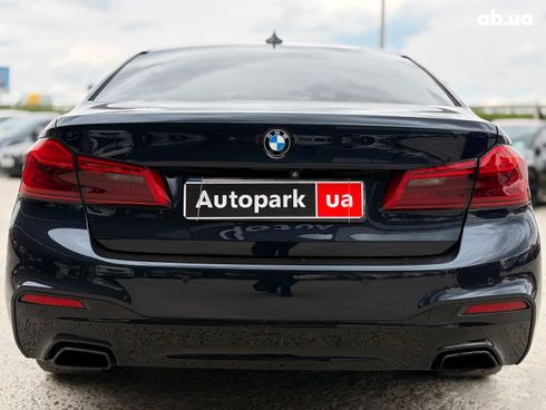 BMW 5 серия 2017 синий - фото 9