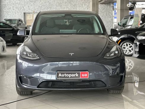Tesla Model Y 2023 серый - фото 7