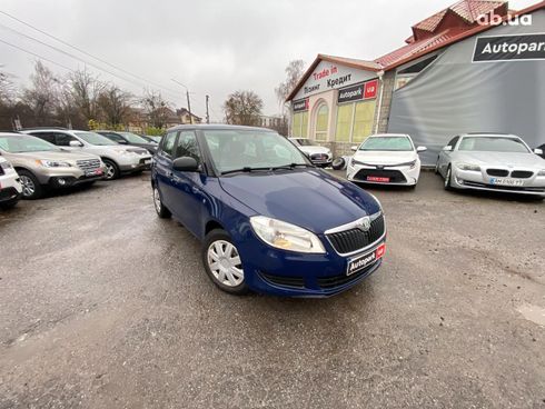 Skoda Fabia 2013 синий - фото 4
