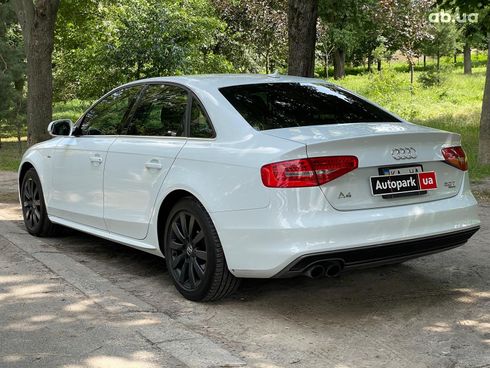 Audi A4 2014 белый - фото 13