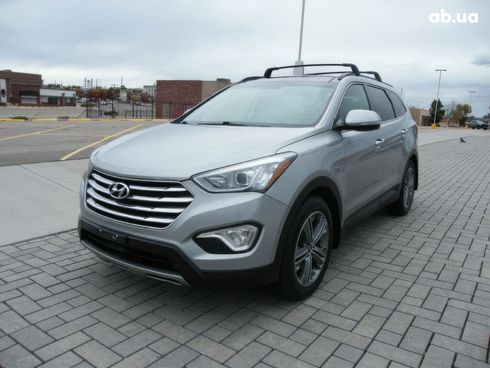 Hyundai Santa Fe 2016 серебристый - фото 3