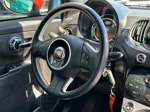 Fiat 500E 2017 синий - фото 12