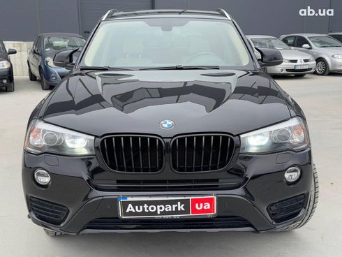 BMW X3 2015 черный - фото 2