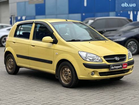 Hyundai Getz 2008 желтый - фото 3