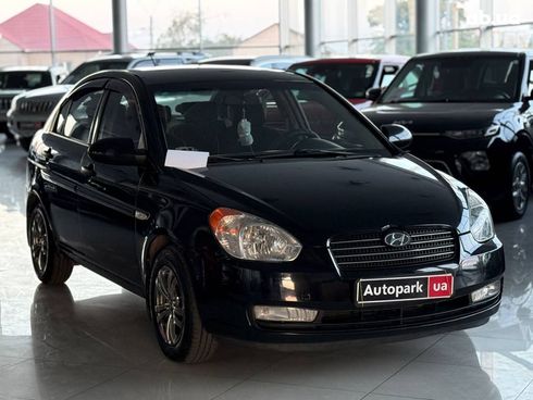 Hyundai Accent 2007 черный - фото 3