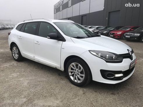 Renault Megane 2015 белый - фото 44