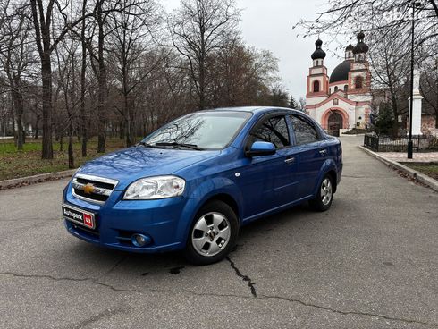 Chevrolet Aveo 2008 синий - фото 2