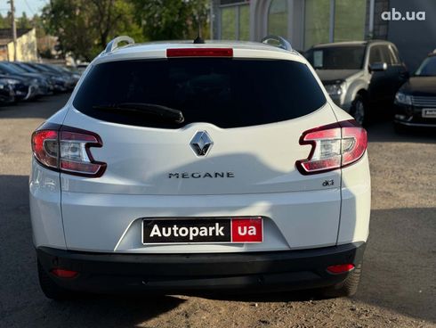 Renault Megane 2014 белый - фото 9