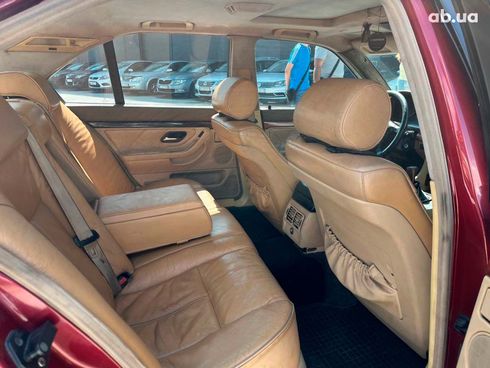 BMW 7 серия 1994 красный - фото 12