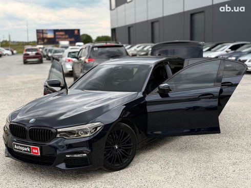 BMW 5 серия 2017 синий - фото 32