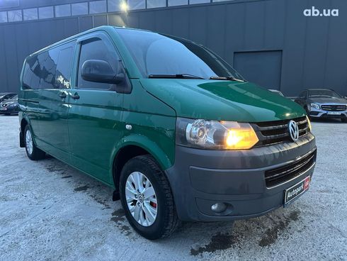 Volkswagen T5 (Transporter) 2011 зеленый - фото 9