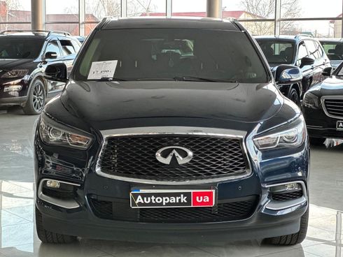 Infiniti QX60 2016 синий - фото 2