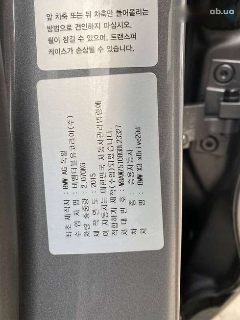 BMW X3 2015 - фото 27