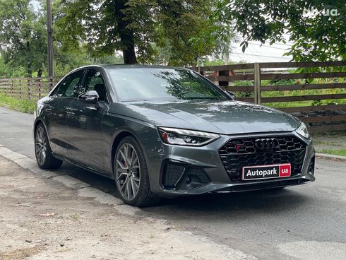 Audi S4 2022 серый - фото 3