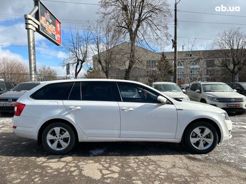 Skoda octavia a7 2014 белый - фото 7