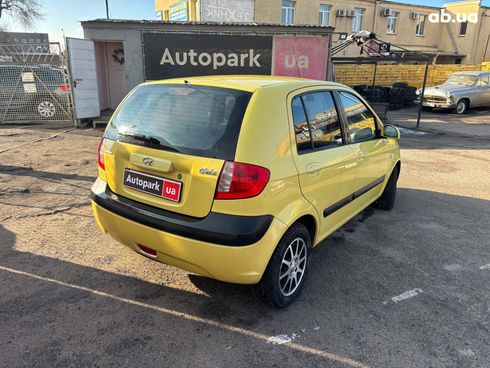 Hyundai Getz 2006 желтый - фото 5