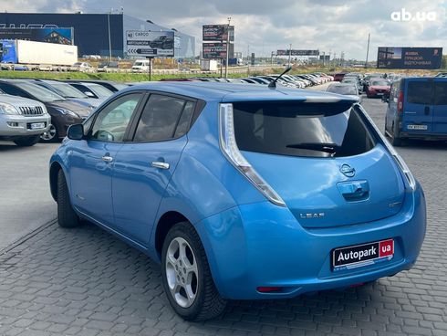 Nissan Leaf 2012 синий - фото 5
