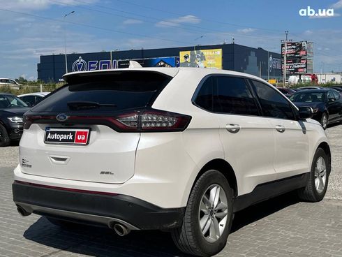Ford Edge 2017 белый - фото 7