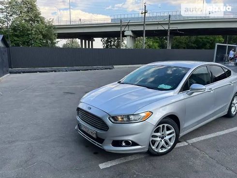 Ford Fusion 2015 серебристый - фото 5