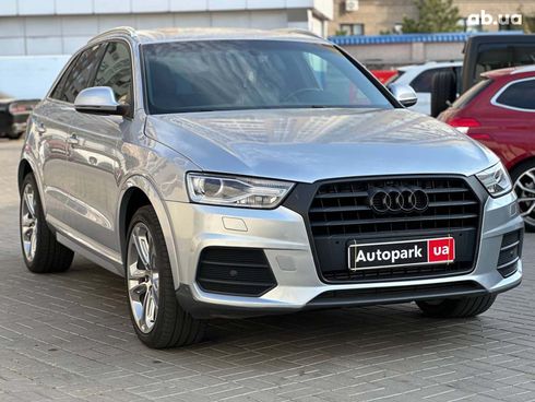 Audi Q3 2017 серый - фото 3