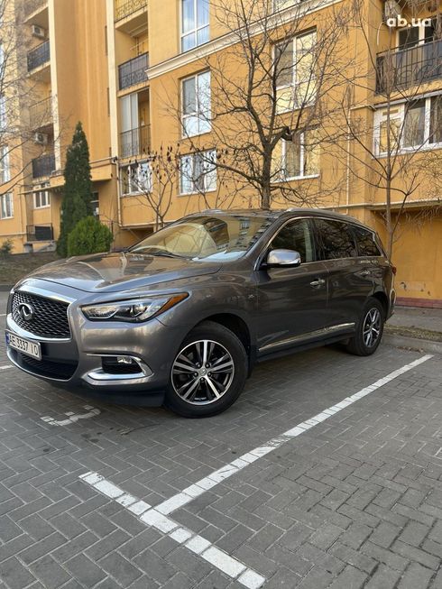 Infiniti QX60 2017 серебристый - фото 4