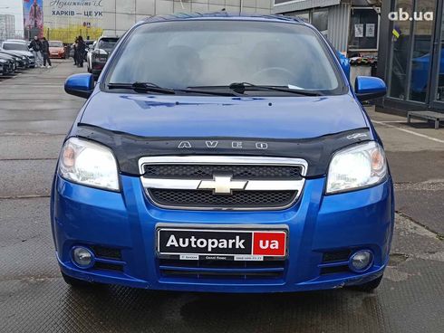 Chevrolet Aveo 2007 синий - фото 2