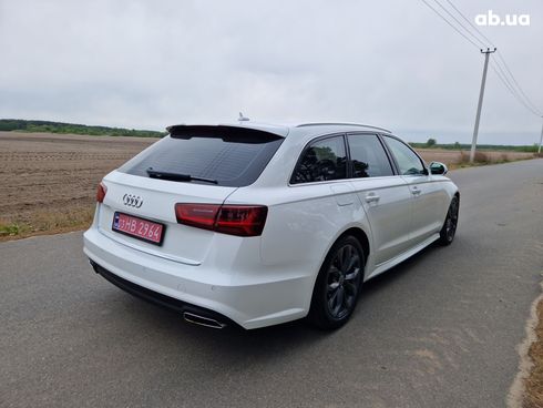 Audi A6 2018 белый - фото 4