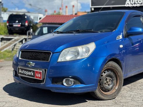 Chevrolet Aveo 2008 синий - фото 2