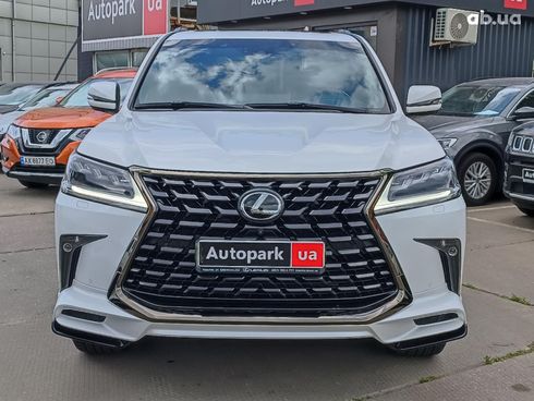 Lexus lx 570 2021 белый - фото 2