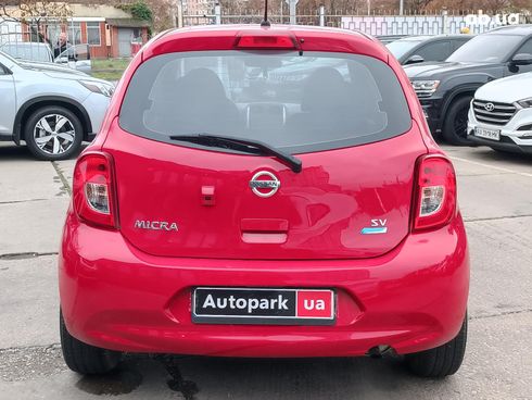 Nissan Micra 2014 красный - фото 8