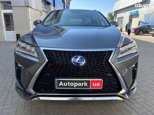 Lexus rx 450 h 2018 серый - фото 2