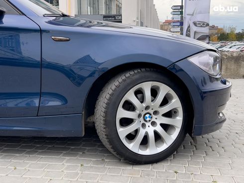 BMW 1 серия 2009 синий - фото 12