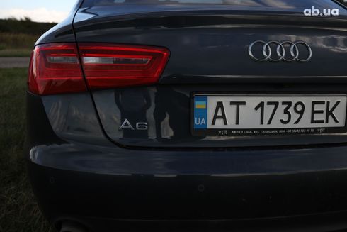Audi A6 2013 серый - фото 3