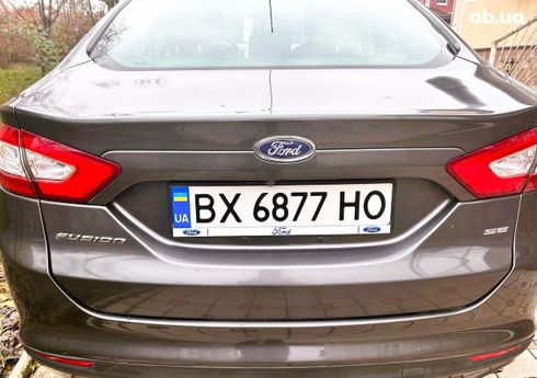 Ford Fusion 2015 серый - фото 6