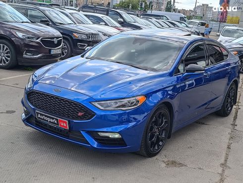 Ford Fusion 2017 синий - фото 4