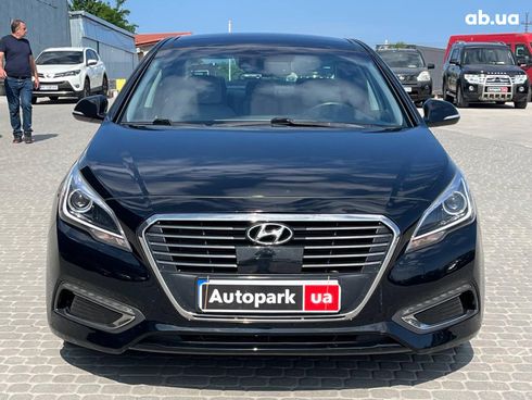 Hyundai Sonata 2015 черный - фото 2