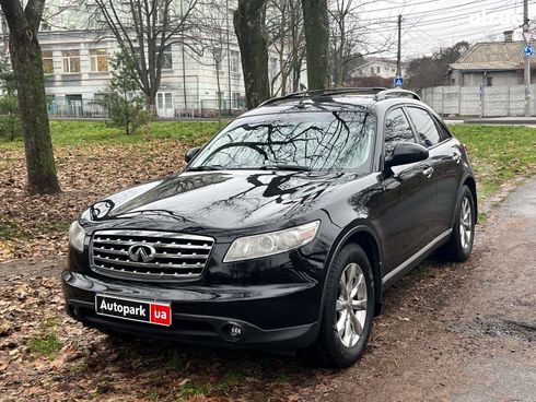 Infiniti fx 35 2007 черный - фото 2