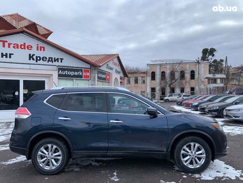 Nissan Rogue 2015 синий - фото 4