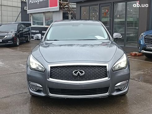 Infiniti Q70 2017 серый - фото 2