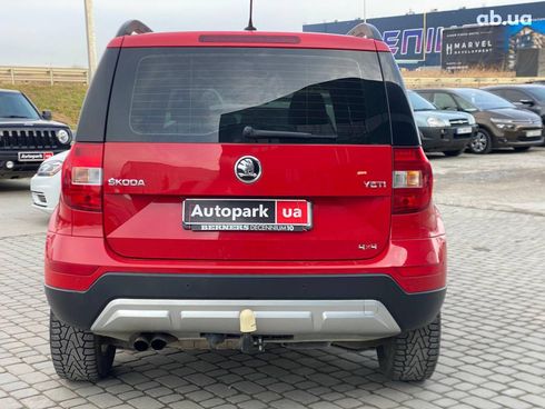 Skoda Yeti 2014 красный - фото 4