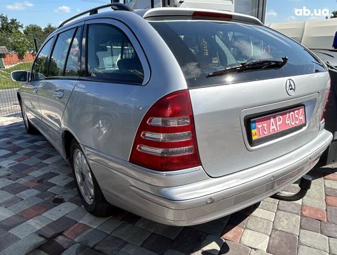 Mercedes-Benz C-Класс 2002 серебристый - фото 5