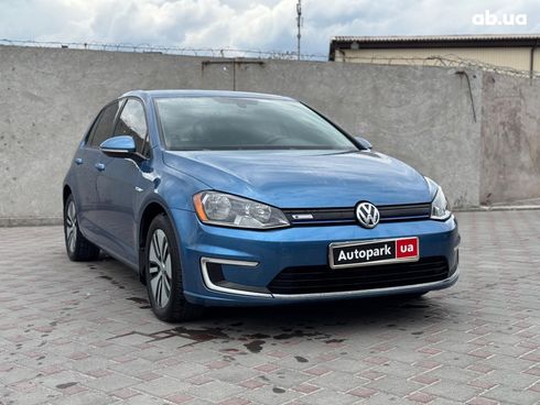 Volkswagen e-Golf 2016 синий - фото 7