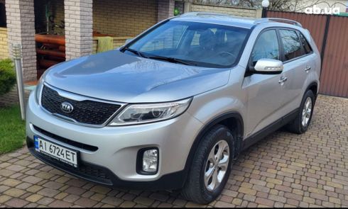 Kia Sorento 2014 серебристый - фото 2