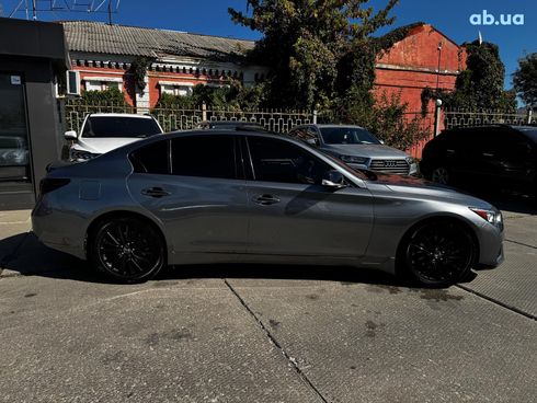Infiniti Q50 2018 серый - фото 7